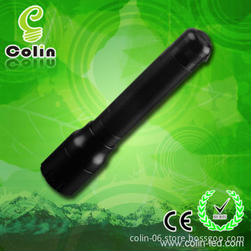 led torch light flashlight zoom cree Q5 180lm with 1*AA battery ON/OFF switch